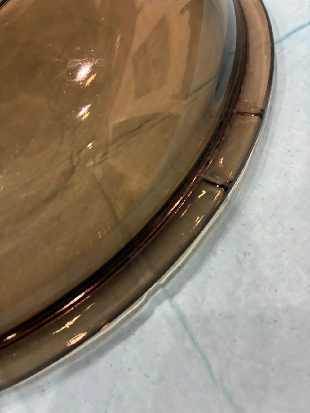 Smoky Glass Cookware Lid with Black Knob - Replacement for Pots & Pans